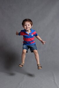Smiling boy child