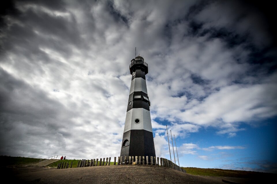 Landscape sea lighthouse