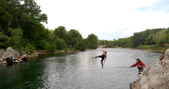 Ardeche-slacklining