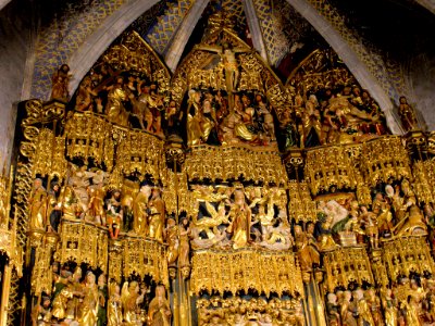 Arceniega - Santuario de Nuestra Señora de la Encina, interiores, Retablo Mayor 5