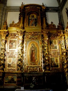 Arceniega - Santuario de Nuestra Señora de la Encina, interiores, retablo de la Virgen de Guadalupe photo