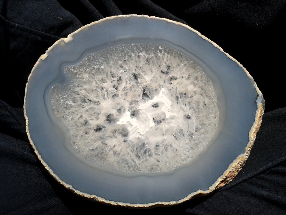 Nature crystals geology