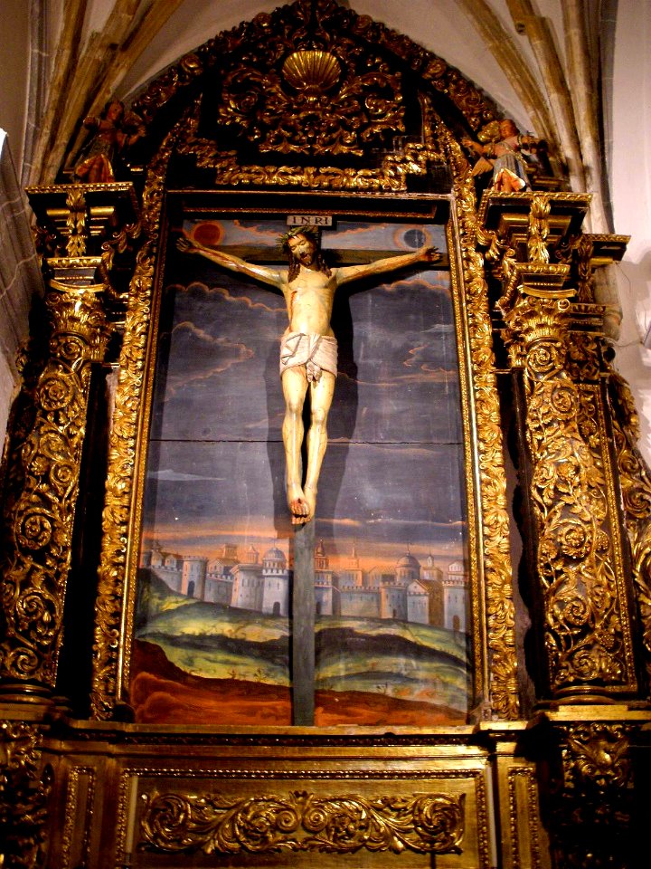 Arceniega - Santuario de Nuestra Señora de la Encina, interiores, Capilla del Cristo 2