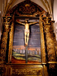 Arceniega - Santuario de Nuestra Señora de la Encina, interiores, Capilla del Cristo 2