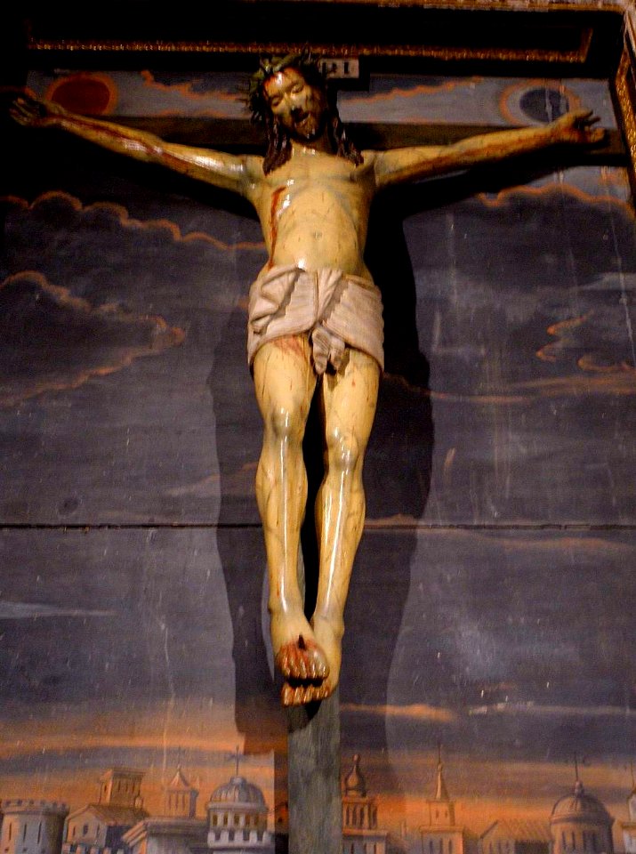 Arceniega - Santuario de Nuestra Señora de la Encina, interiores, Capilla del Cristo 1