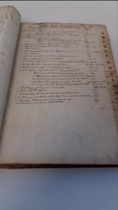 Archives départementales du Rhône - Chapitre Saint-Jean - Armoire Abel - Table des matières