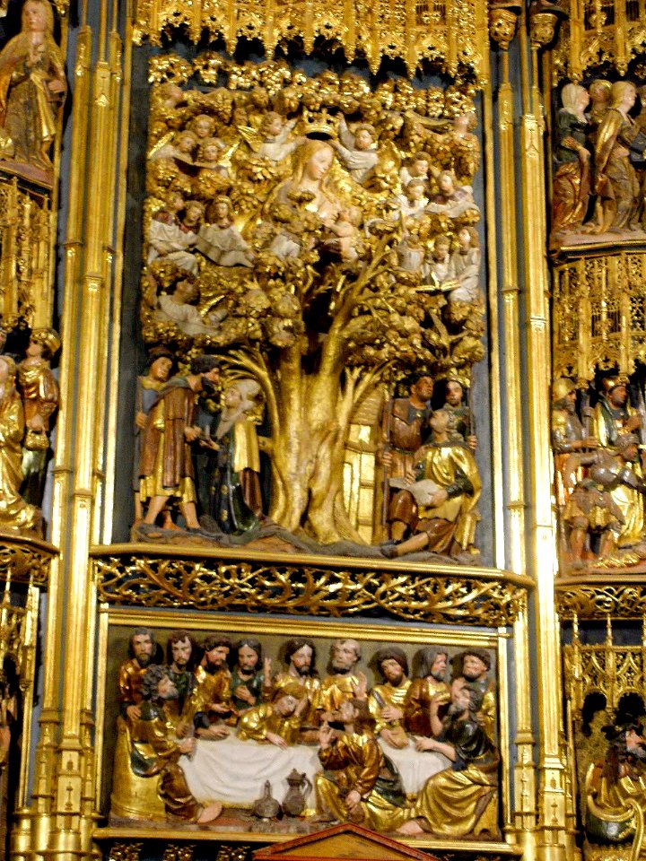 Arceniega - Santuario de Nuestra Señora de la Encina, interiores, Retablo Mayor 2