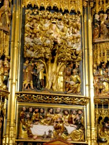 Arceniega - Santuario de Nuestra Señora de la Encina, interiores, Retablo Mayor 2