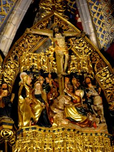 Arceniega - Santuario de Nuestra Señora de la Encina, interiores, Retablo Mayor 6