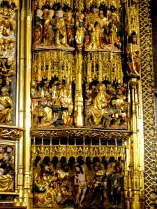 Arceniega - Santuario de Nuestra Señora de la Encina, interiores, Retablo Mayor 4