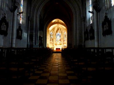 Ardres (Pas-de-Calais, Fr) église Notre-Dame-de-Grâces nef