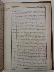 Archives départementales du Rhône - Cote 4Q6-1485 - Actes de vente Dugourd - Garnier et Dugourd Bachelard, page 1