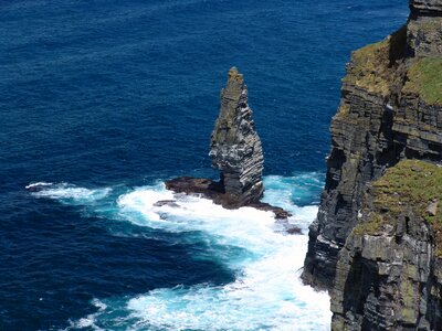 Cliffs nature rocky coast photo