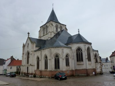 Ardres (Pas-de-Calais, Fr) église Notre-Dame-de-Grâces extérieur