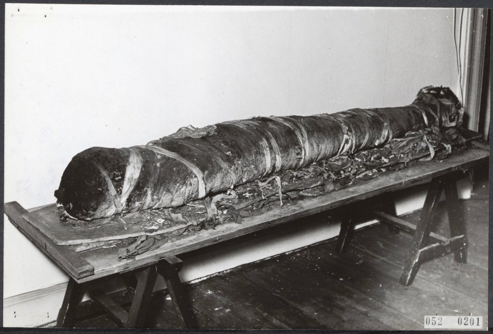 Archeologie, mummies, Bestanddeelnr 052-0201