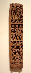 Architectural Relief with Figures and Animals, 10th century AD, Uttar Pradesh or Rajasthan, India, sandstone - Sackler Museum - DSC02443 photo