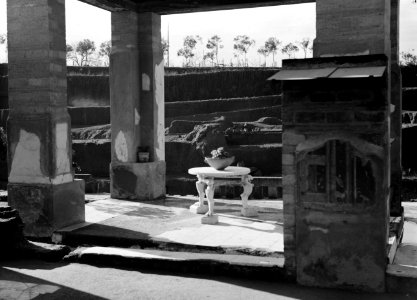 Archeologie, opgravingen, ruïnes, Herculaneum, Italië, Bestanddeelnr 255-8866