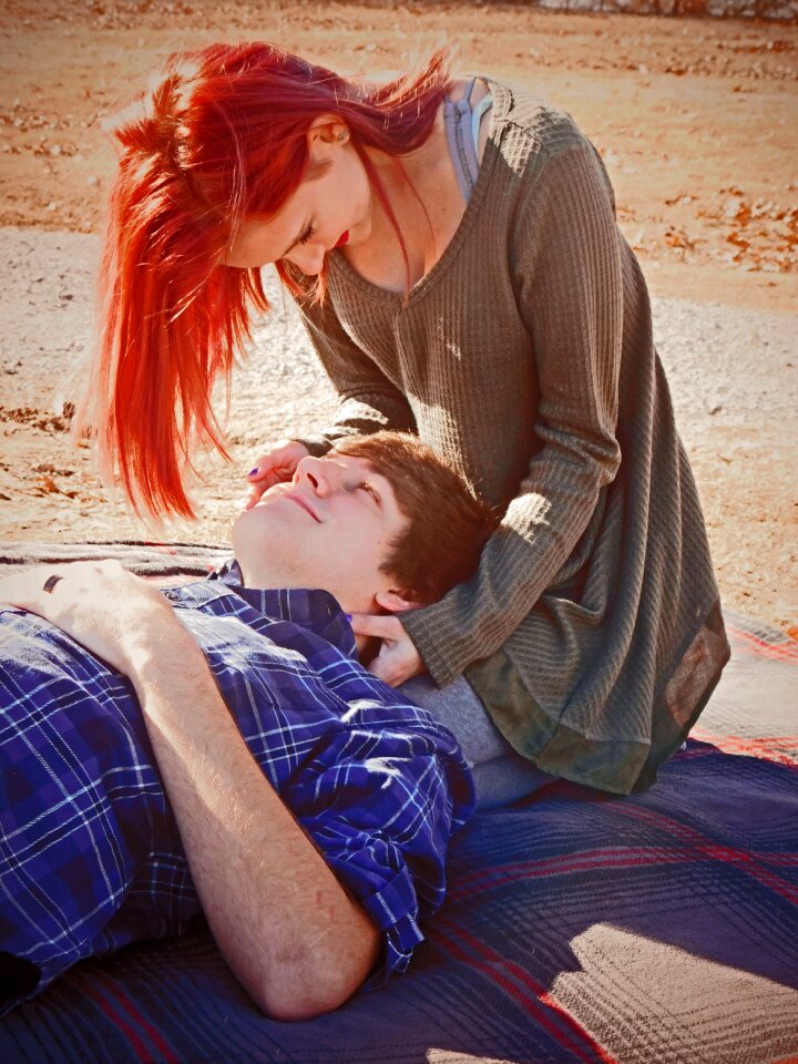 Romantic couple happiness