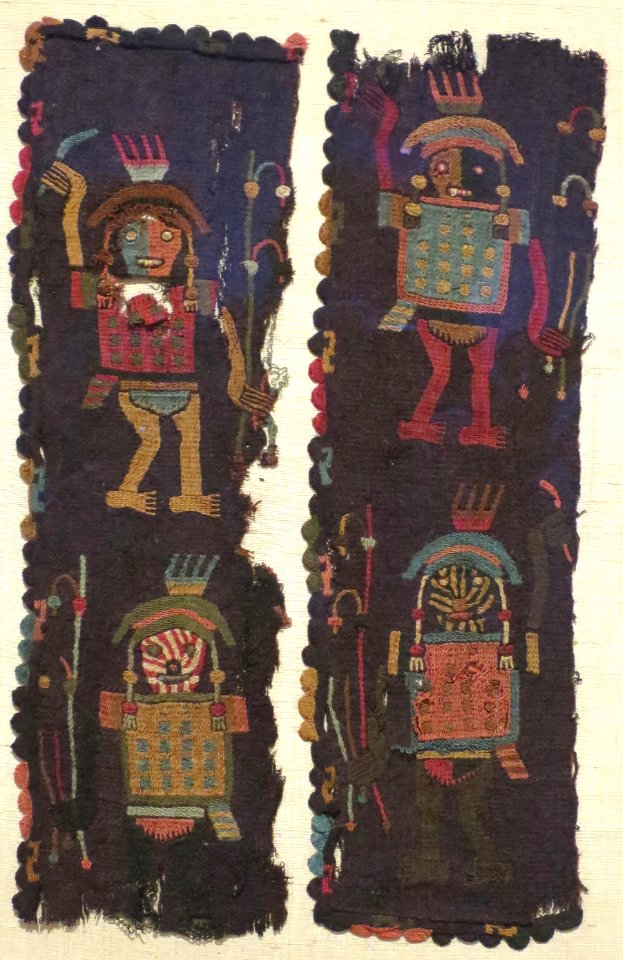 Archaeological fragments from Paracas, Peru, Honolulu Museum of Art 4181.1