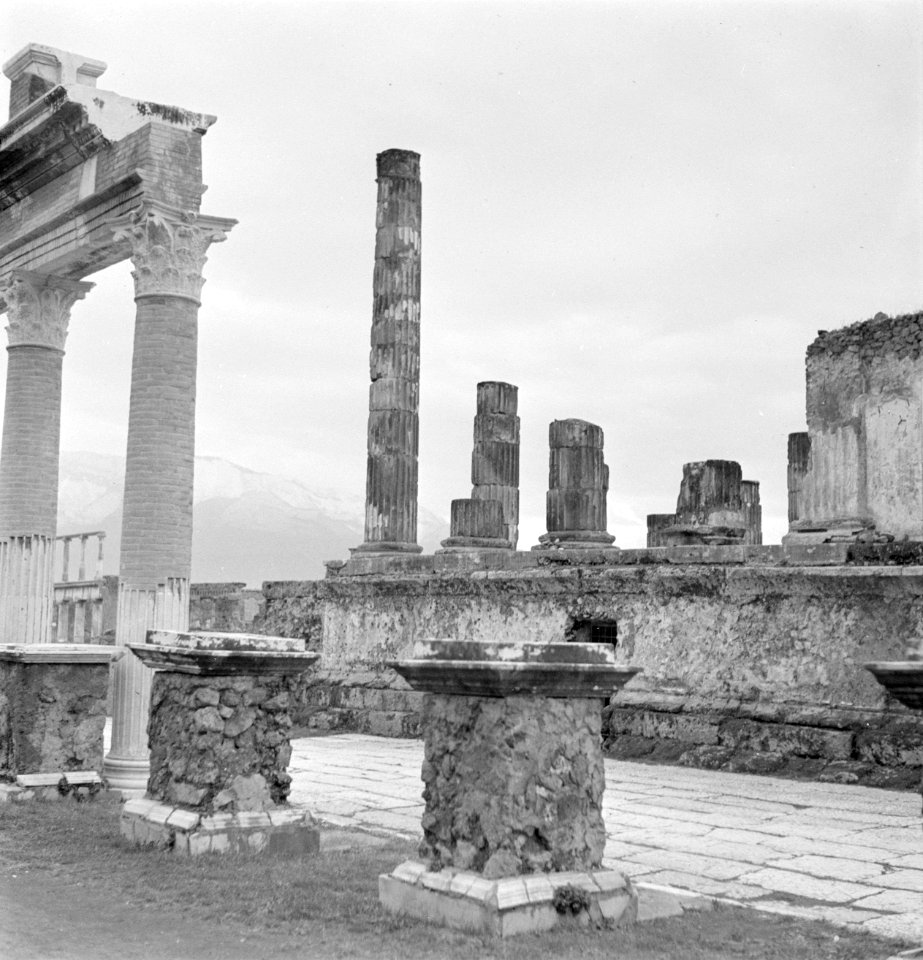 Archeologie, opgravingen, ruïnes, Pompeï, Italië, Bestanddeelnr 255-8882