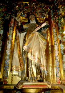Arceniega - Santuario de Nuestra Señora de la Encina, retablo de N. S. del Carmen 5