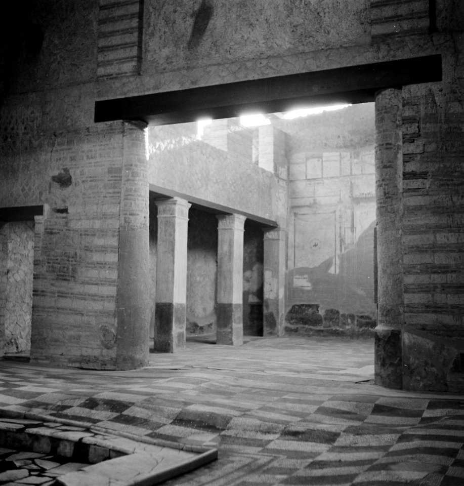 Archeologie, opgravingen, ruïnes, Herculaneum, Italië, Bestanddeelnr 255-8858
