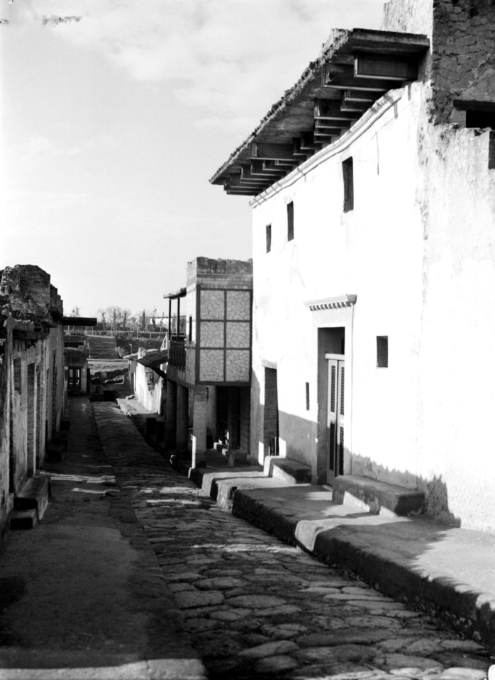 Archeologie, opgravingen, ruïnes, Herculaneum, Italië, Bestanddeelnr 255-8842