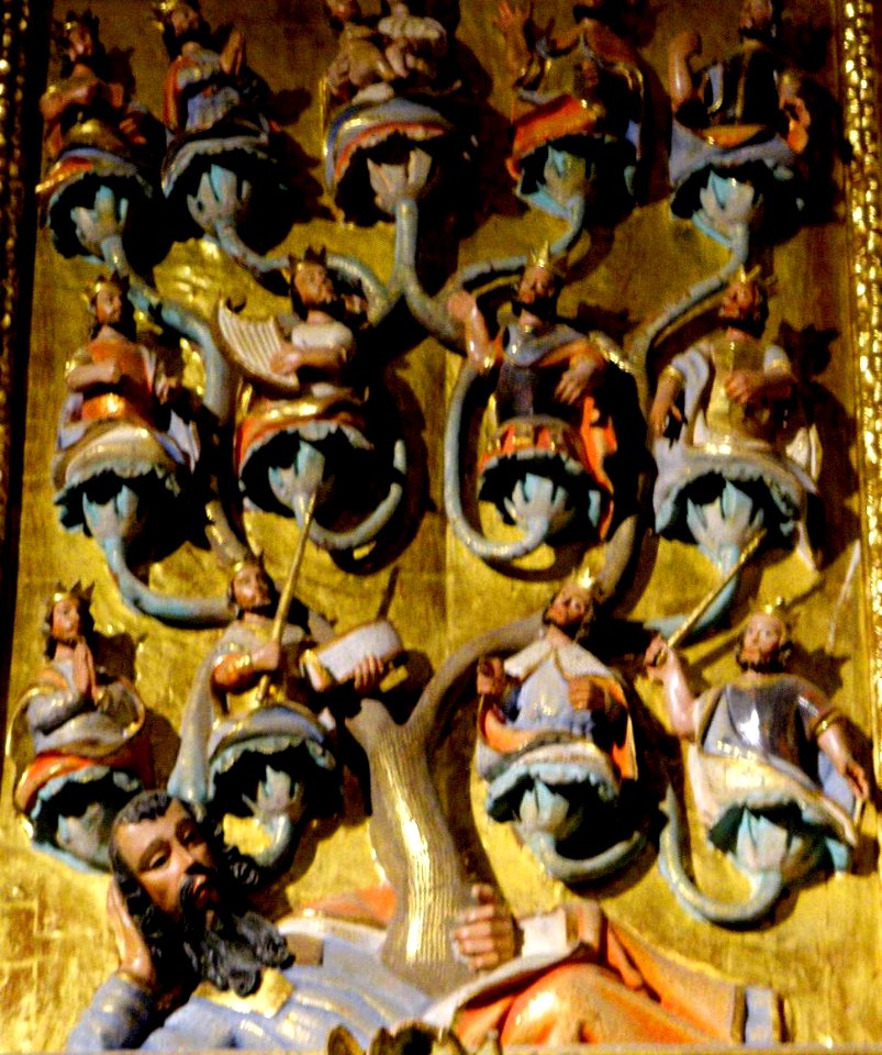 Arceniega - Santuario de Nuestra Señora de la Encina, retablo de N. S. del Carmen 2