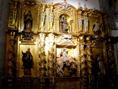 Arceniega - Santuario de Nuestra Señora de la Encina, retablo de Santiago 1