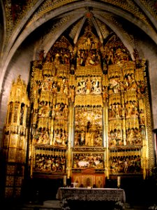 Arceniega - Santuario de Nuestra Señora de la Encina, interiores, Retablo Mayor 1