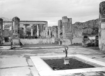 Archeologie, opgravingen, ruïnes, vulkaanuitbarstingen, Pompeï, Italië, Bestanddeelnr 255-8873