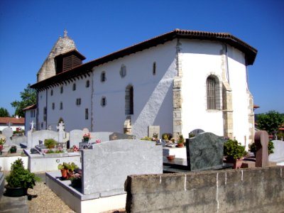 Arbonne (Pyr-Atl., Fr) eglise et son chevet