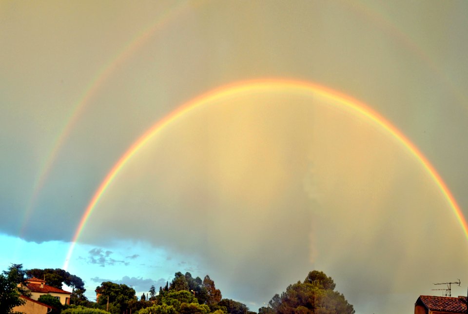 Arc en ciel double