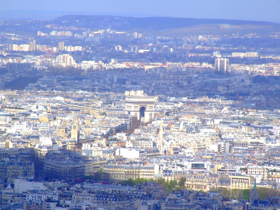 Arc de Triomphe de l'Etoile, seen from Tour Montparnasse