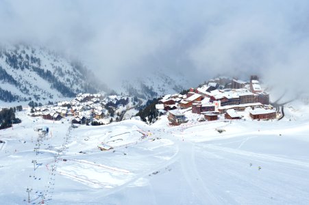 Arc 1950 and Arc 2000 from Crête de l'Homme