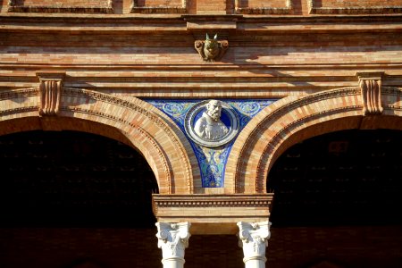 Antonio de Marchena - Plaza de España - Seville, Spain - DSC07668