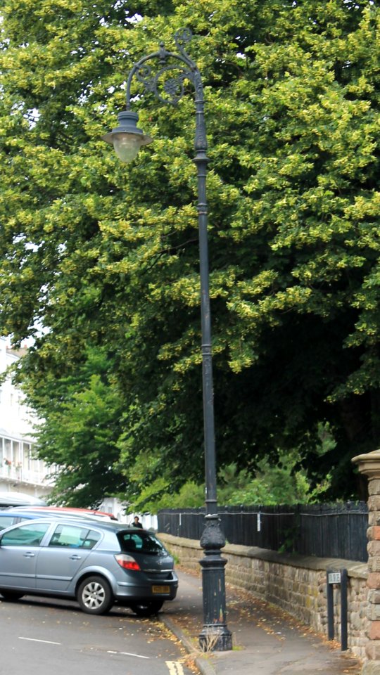 Arc Lamp Post At West End Of York Gardens