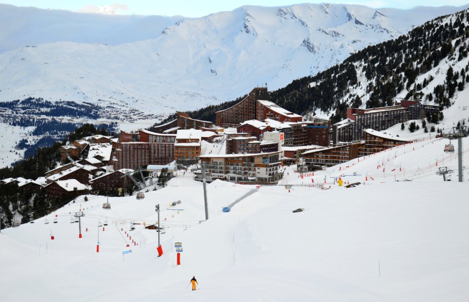 Arc 2000 from Chalets de l'Arc