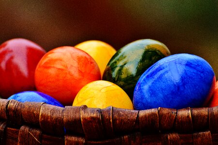 Happy easter egg colored