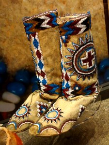 Apache boots, c. 1890 - Bata Shoe Museum - DSC00490