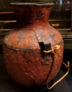 Apache basket (water jar), late 1800s, Heard Museum