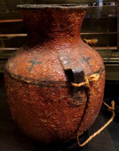 Apache basket (water jar), late 1800s, Heard Museum photo