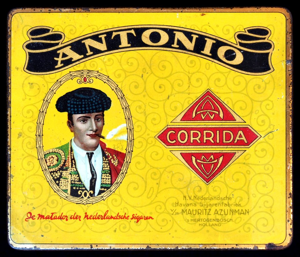 Antonio Corrida sigarenblikje