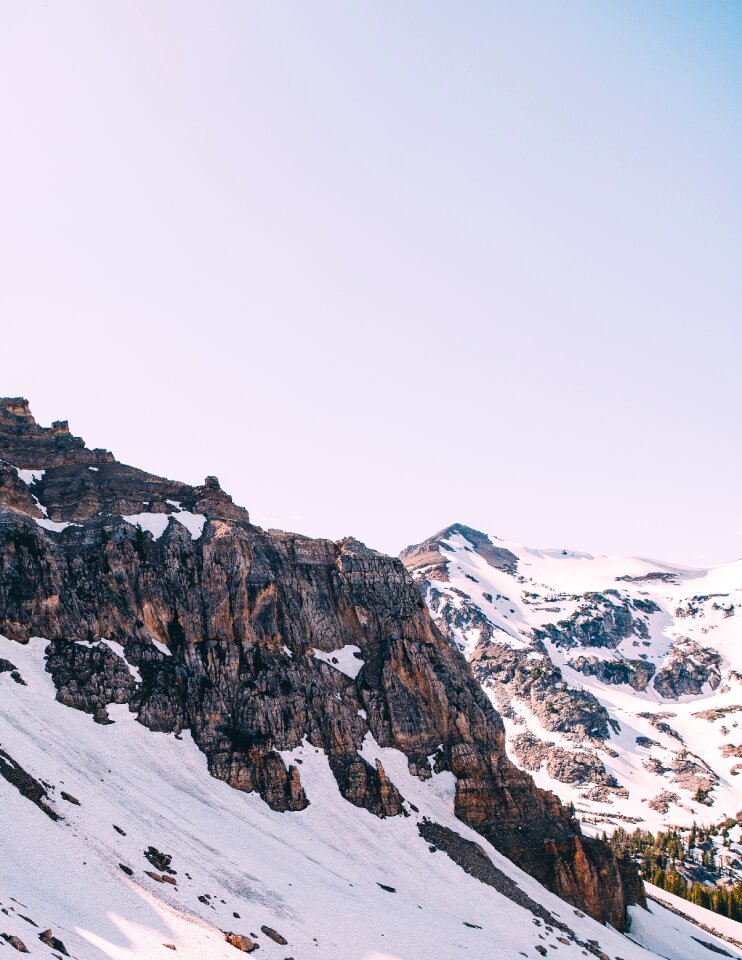 Mountain peak nature outdoors