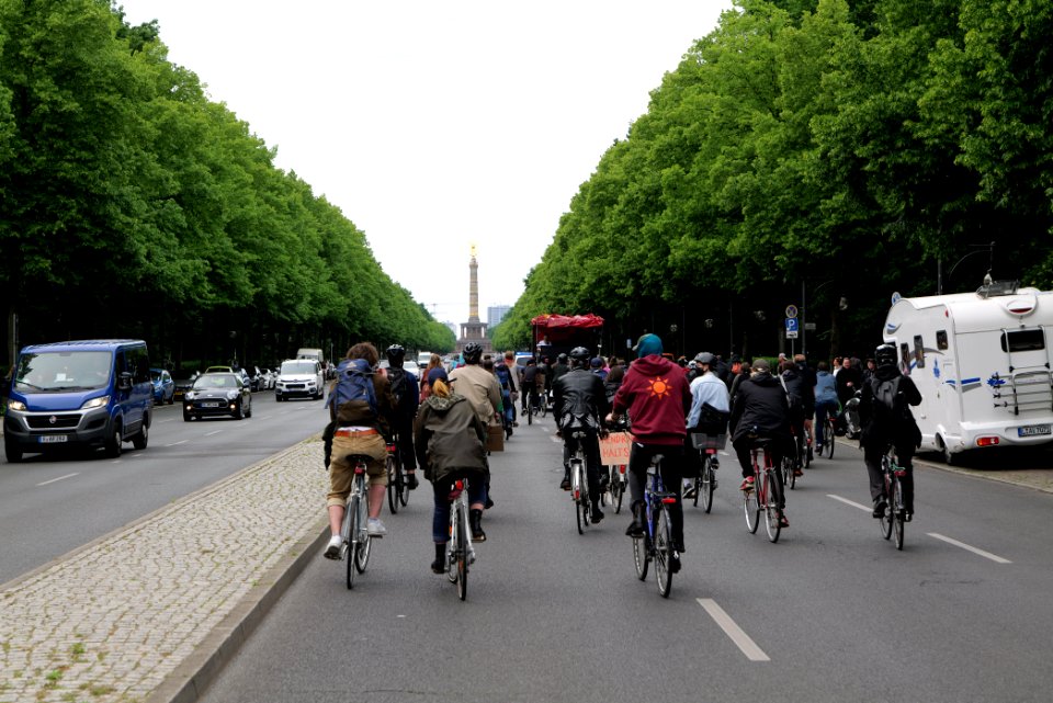 Antifascist RCC bicycle demonstration Berlin 2020-05-23 18
