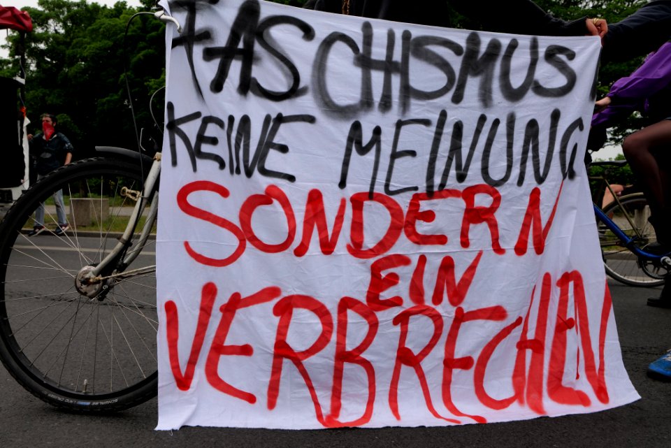 Antifascist RCC bicycle demonstration Berlin 2020-05-23 09