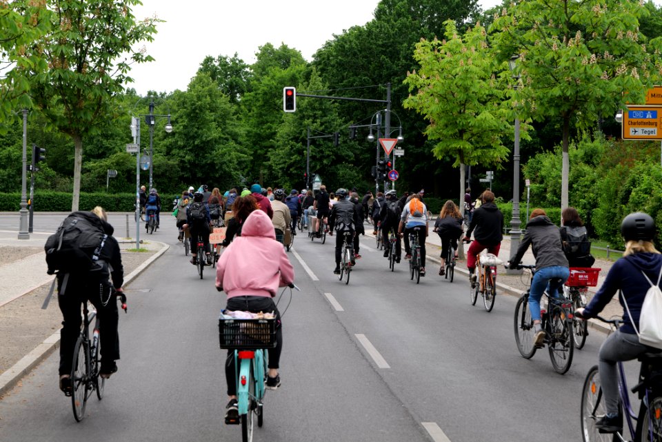 Antifascist RCC bicycle demonstration Berlin 2020-05-23 14