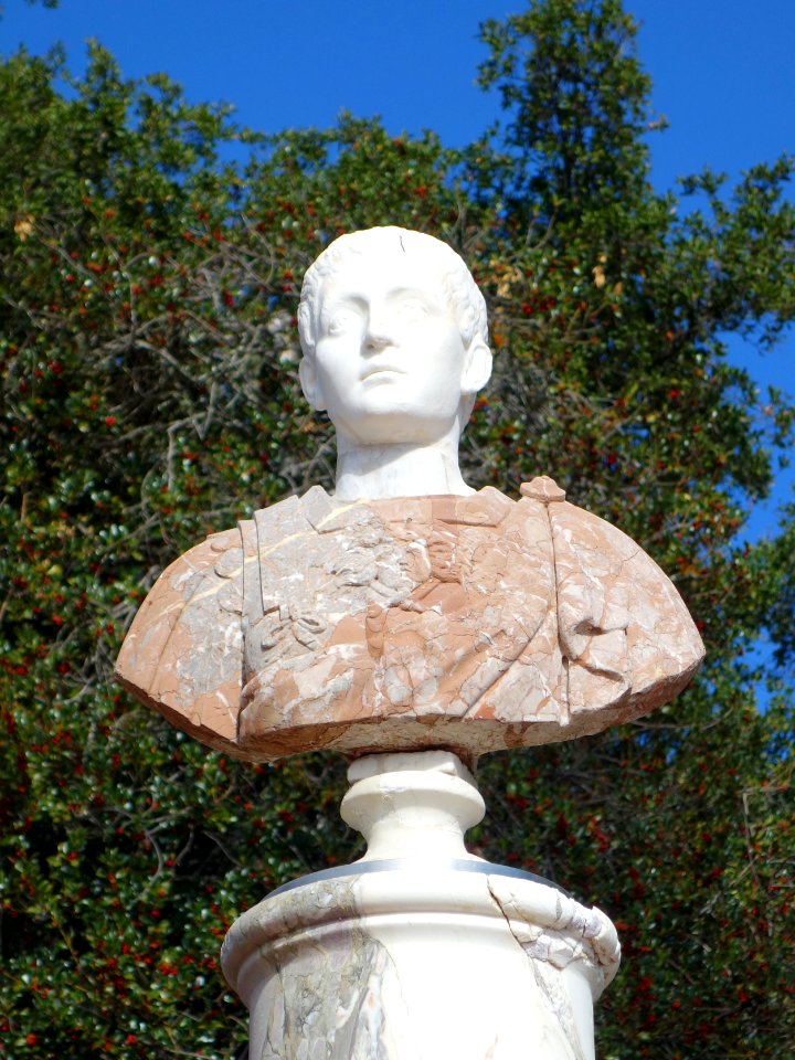 Antique bust - Hearst Castle - DSC06408