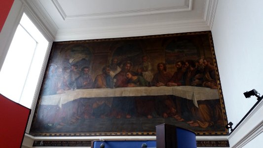 Antiquaille - Hôpital - Couvent de la Visitation - Cène dans une chapelle latérale