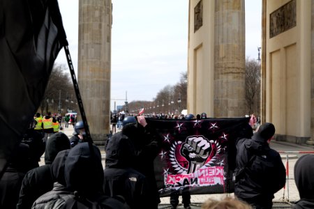 Antifascist protest Pariser Platz Berlin 2021-03-20 14